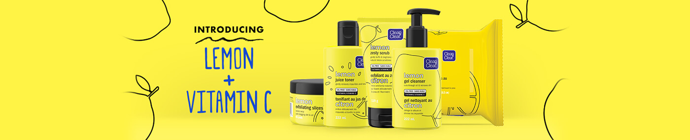 Clean & Clear's Lemon & Vitamin C Products