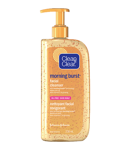 Nettoyant facial revigorant Clean & Clear Morning Burst en flacon-pompe