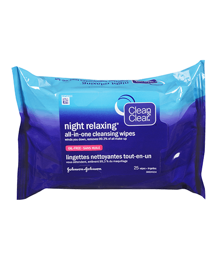Clean & Clear's Night Relaxing Cleansing Wipes