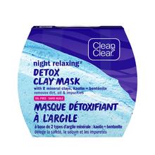 Clean and Clear night detox clay mask pack