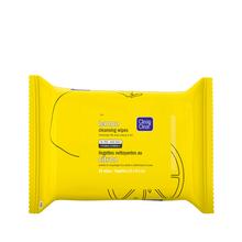 Clean and Clear lemon cleansing wipes yellow pack